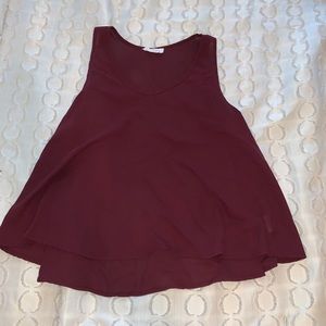 Sheer Scoop Neck Top